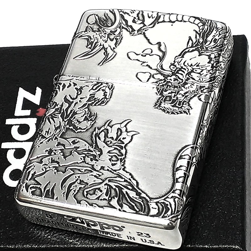 楽天市場】ZIPPO 五面龍虎 御守り ジッポ ライター 5面加工 エッチング