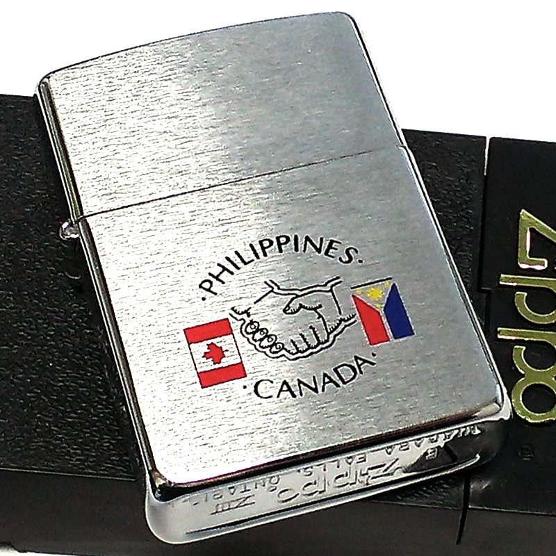 ZIPPO カナダ製 1997年製 ジッポ ライター フィリピン オンタリオ製 国旗 絶版 廃盤 ヴィンテージ レア 珍しい 未使用品 ビンテージ シルバー かっこいい メンズ おしゃれ プレゼント ギフト 18,375円