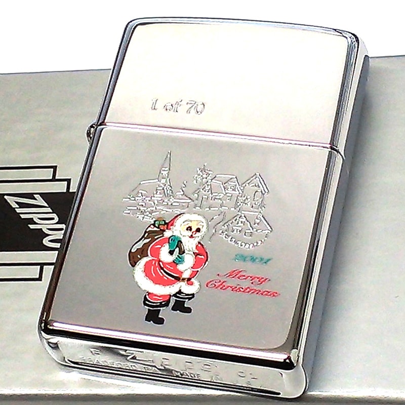 楽天市場】ZIPPO ライター 限定70個生産 レア クリスマス 2001年