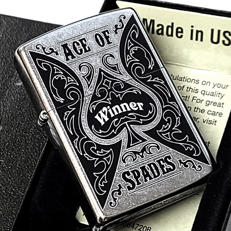 楽天市場】ZIPPO ジッポー 29094 Spade スペード ハイポリッシュブラス