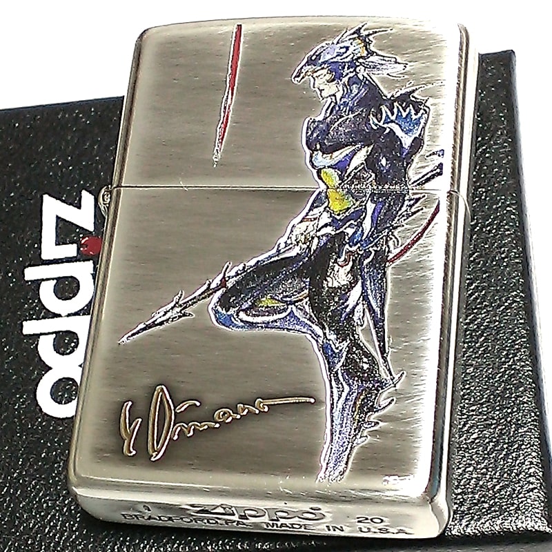 Zippo 天野喜孝 ファイナルファンタジー4 ジッポ ライター アンティーク 銀いぶし 彫刻柄 かっこいい 重厚 おしゃれ Ff ゲーム メンズ ギフト プレゼント 動画有り Beregszaszietterem Hu