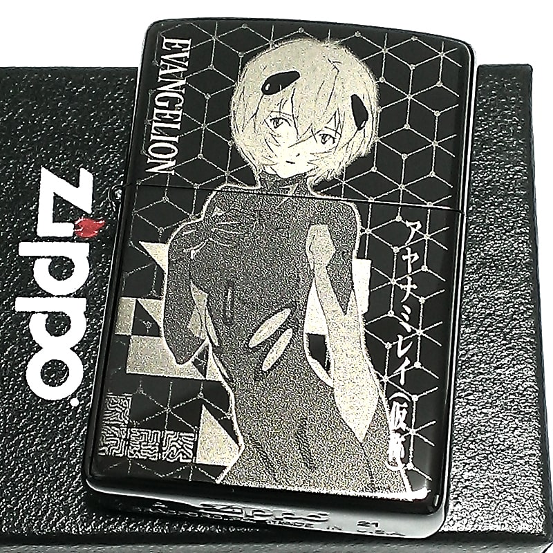 ヱヴァンゲリヲン 21年限定モデルがリニューアルして登場 喫煙具 Zippo エヴァンゲリオン 21年 動画有りホビー 復刻生産 リニューアル エヴァンゲリオン ライター アヤナミレイ ジッポー ブラックチタンコート シリアル入り 新劇場版 可愛い 黒 レーザー彫刻 お洒落