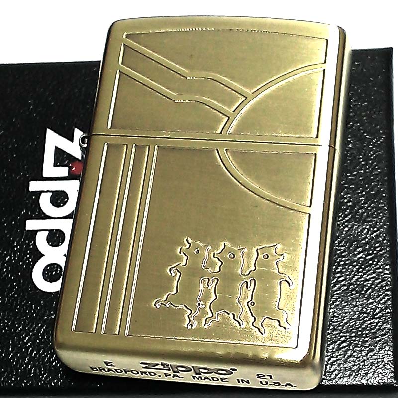 ジッポ とぼし レトロモチーフ スリーピッグス Zippo 金管楽器 金管昔綺麗さ ジッポー かっこいい おつ メンズ 贈りもの スーヴェニア 絵あり Earthkitchen Ph