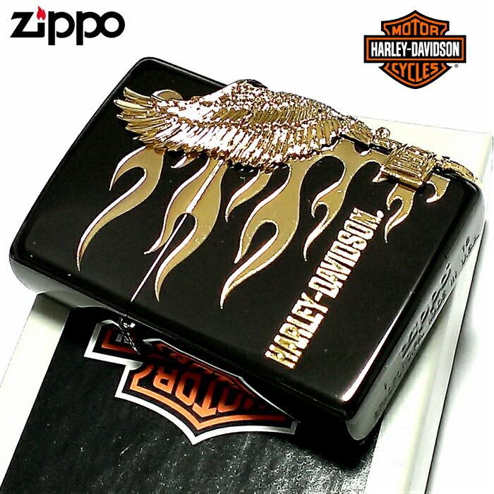 安全 動画有り ブラック ZIPPO HARLEY-DAVIDSON ジッポー 日本国内限定