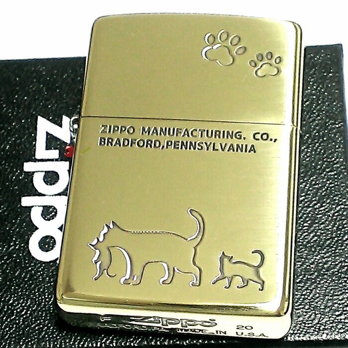 楽天市場】ZIPPO ライター ジッポ レンガ猫 ネコ キャット