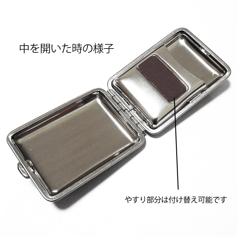 市場 マッチケース コンパクト プレーン Hofe ドイツ製 かっこいい メタル Vom シルバーフレーム マッチ柄 かわいい エンジンタン