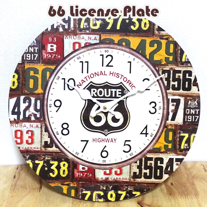 予約受付中】 掛け時計 40cm by AZ1471)の通販 (ROUTE66 BK