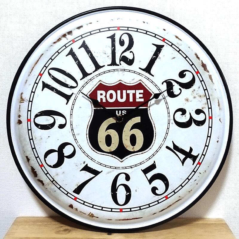 楽天市場】掛時計 巨大 アンティーククロック ナンバープレート 大きい