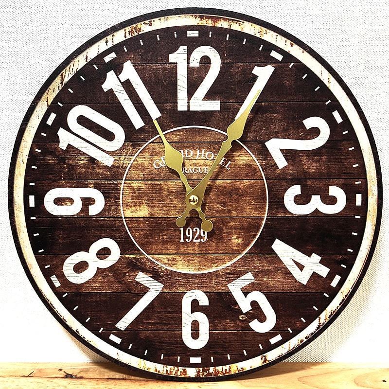 掛時計 ルート66 ビンテージ 壁掛け アメリカン 鉄製 雑貨 ROUTE66