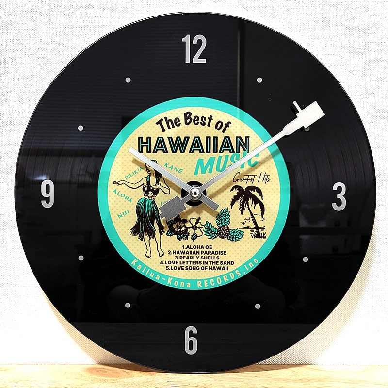 楽天市場】レコード型 壁掛け時計 LP オシャレ 音楽 DJ ターンテーブル
