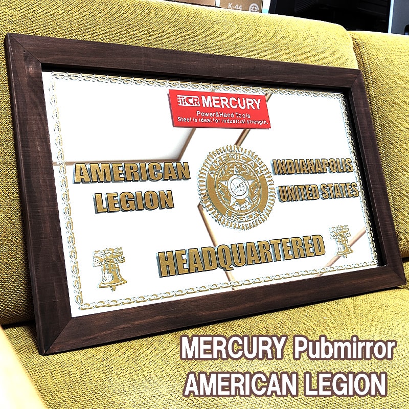 楽天市場】アメリカン ウッド パブミラー （カリフォルニアレーズン