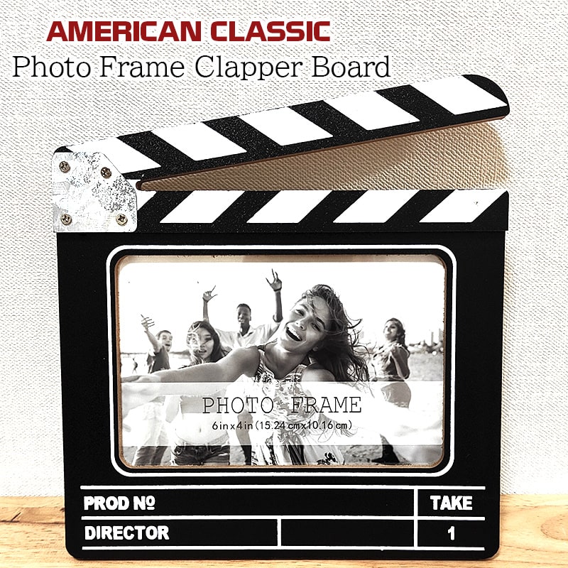 楽天市場】ムービー クリッパー ボード 木製カチンコ Lsize ハリウッド