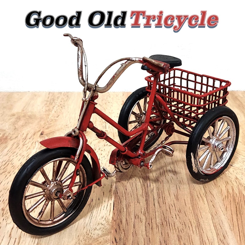 楽天市場】自転車 オブジェ Good Old Short Surf Bicycle レッド