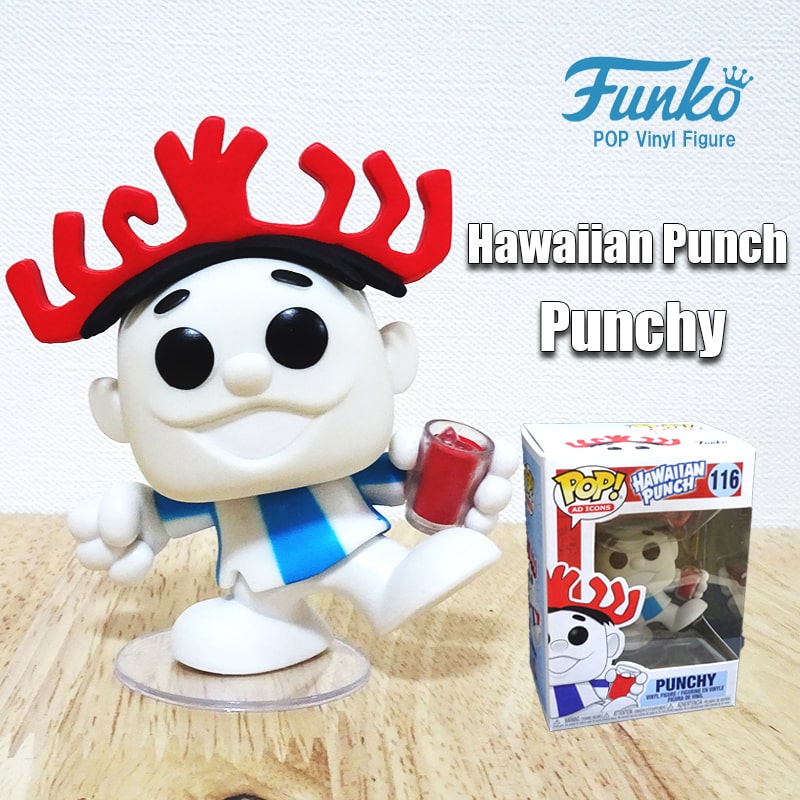 廃盤　ハワイアン パンチ フィギュア PUNCHY POP FUNKO ファンコ Hawaiian Punch Punchy Funko Pop #116 Ad Icons Vinyl Figure