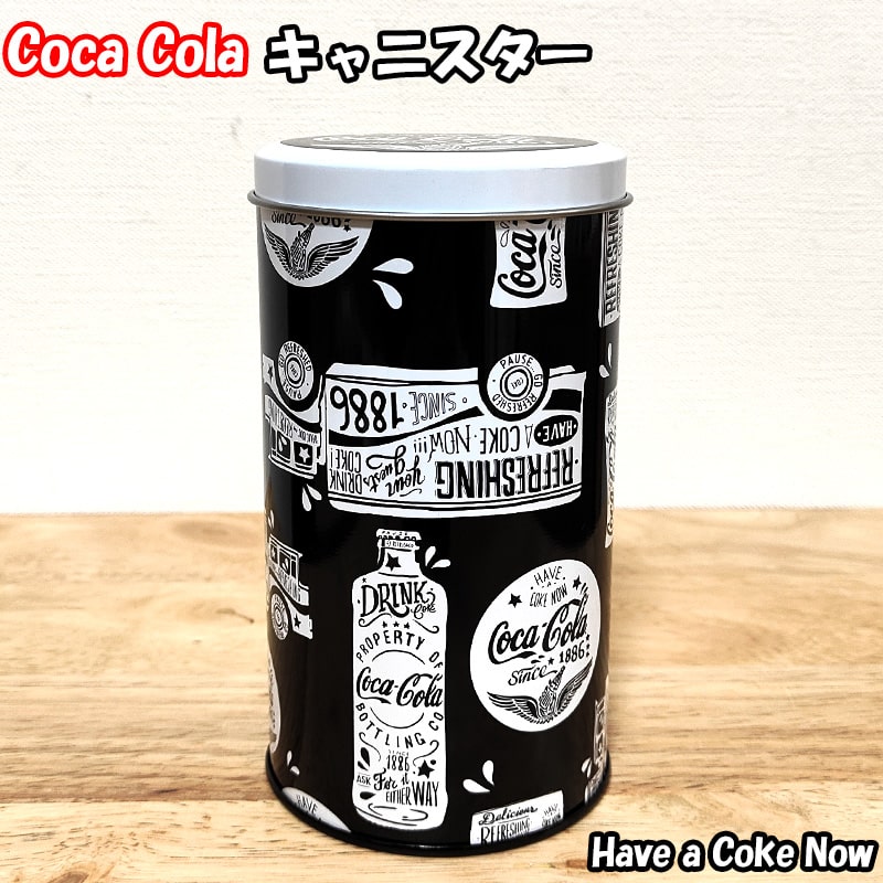 楽天市場】コカ・コーラ スクエア キャニスター ブリキ 缶