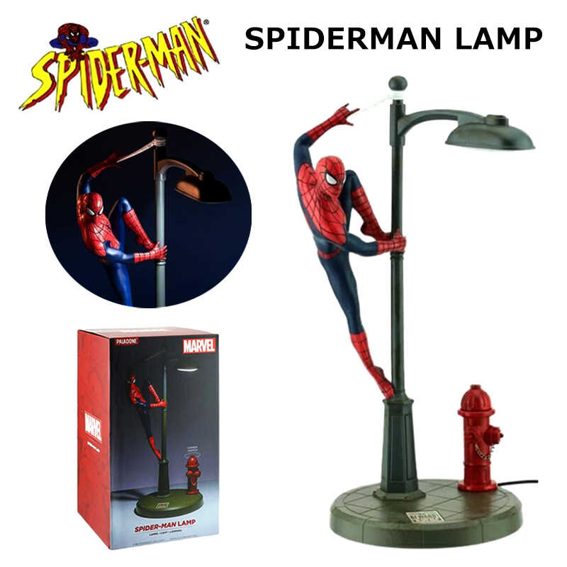 スパイダーマン 照明ランプ MAVEL 点火装置 LED 事務机点火装置 かっこいい マーベルグッズ 定め事使用許可品 活動写真 アメリカン 雑貨 今めかしい メンズ 室内装飾 卓上 差し上げ物 差し上げ物