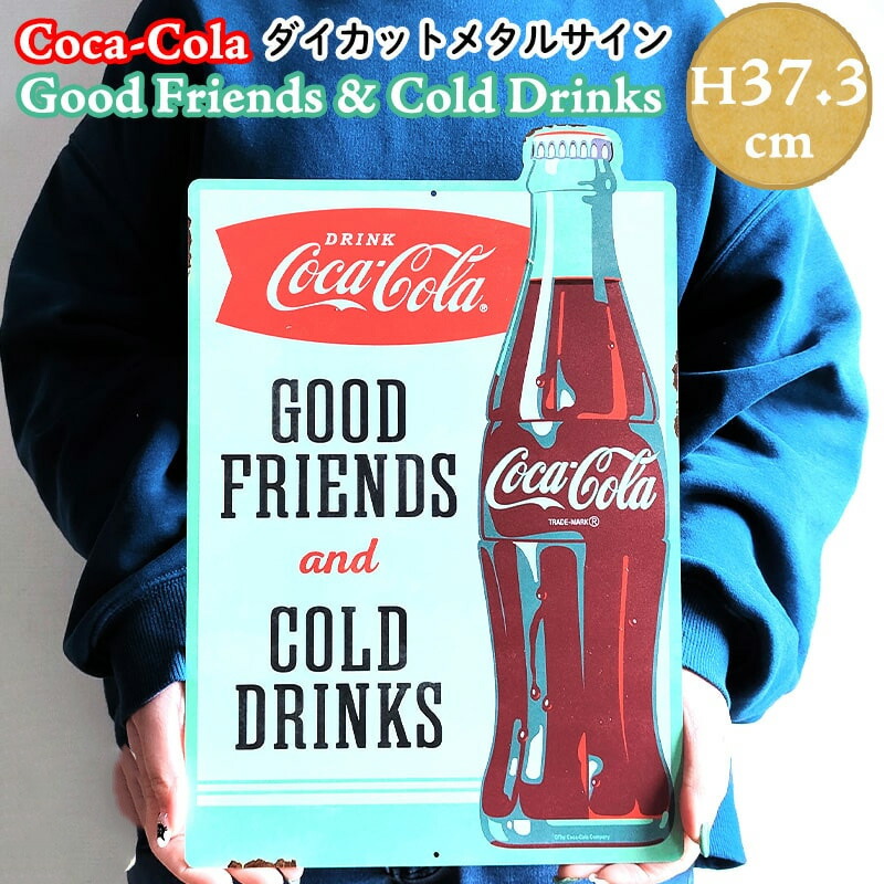 ブリキ看板 コカコーラ COKE SOLD HERE STREET ガレージ店舗 ブリキ看板 コカコーラ COKE SOLD HERE STREET ガレージ店舗