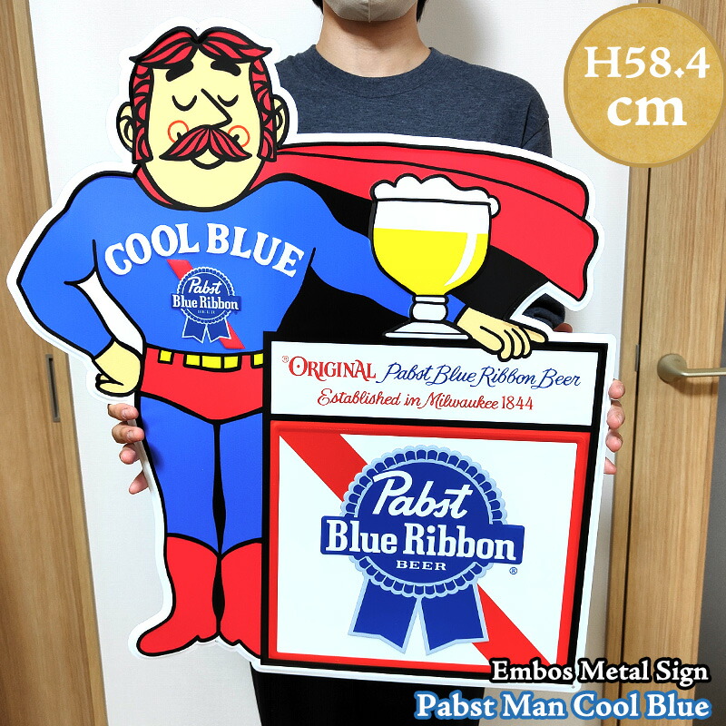 楽天市場】ブリキ看板 パブストブルーリボン メタルサイン Pabst
