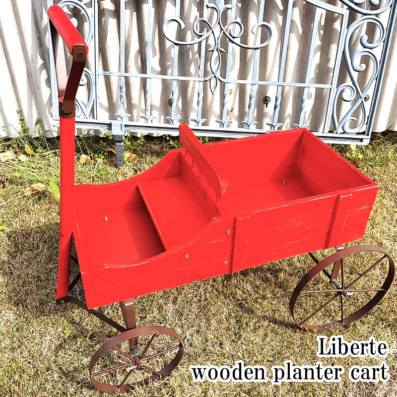 希少】 アンティーク 風 カート ワゴン オブジェ 四輪車 店舗