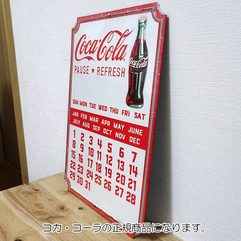 特別送料無料 ブリキ看板 コカコーラ カレンダー エンボスメタルサイン Coca Cola Calendar アメリカン お店 バー アンティーク 壁掛け プレート おしゃれ 壁飾り かわいい インテリア 店舗 Www Tacoya3 Com