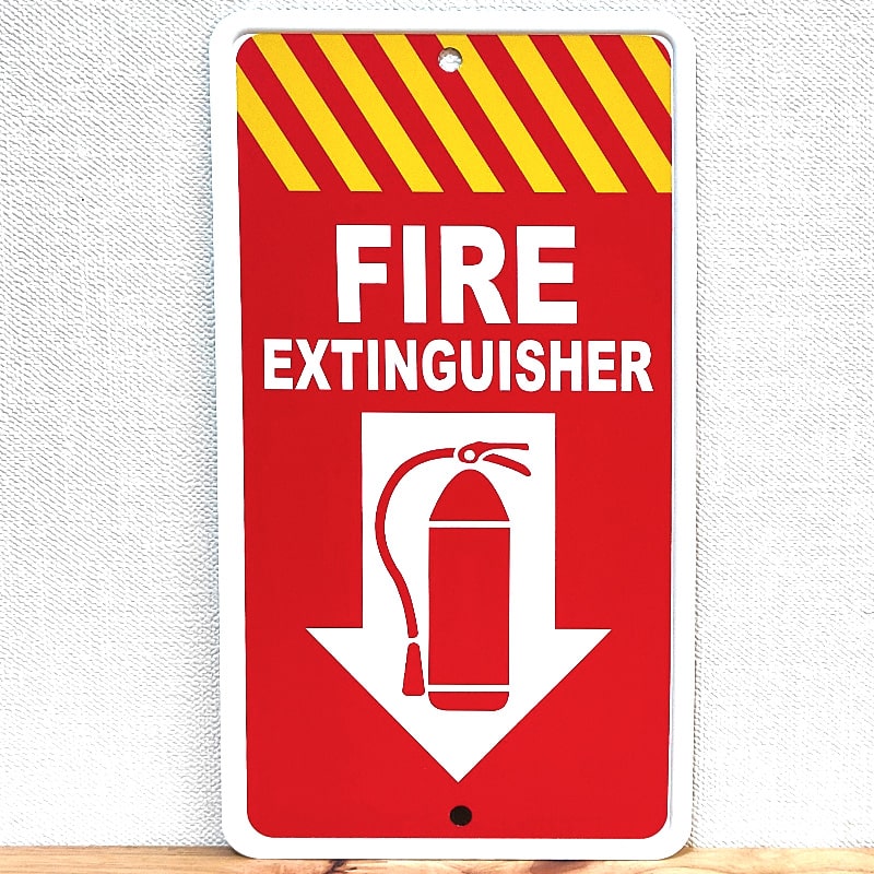 楽天市場】サインプレート 看板 標識 消火器 Fire アメリカ アメリカン