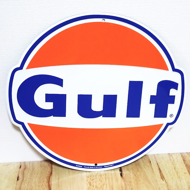 楽天市場】GULF サインプレート アメリカン ブリキ看板 アメリカ