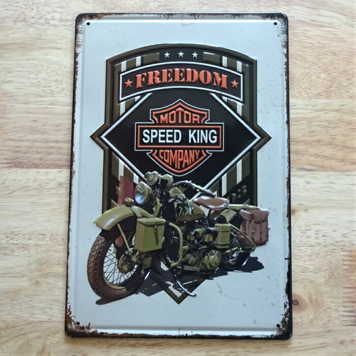 昭和レトロ　バイク販売店　ブリキ看板　ガレージ飾りに　カワサキオートバイ　二枚 昭和レトロバイク販売店ブリキ看板ガレージ飾りにカワサキ