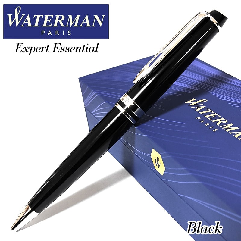 ボールペン おしゃれ ウォーターマン エキスパート エッセンシャル ブラックCT 美しい シンプル WATERMAN ブランド 高級 文房具 お祝い プレゼント メンズ レディース ギフト|Zippoタバコケース 喫煙具のハヤミ