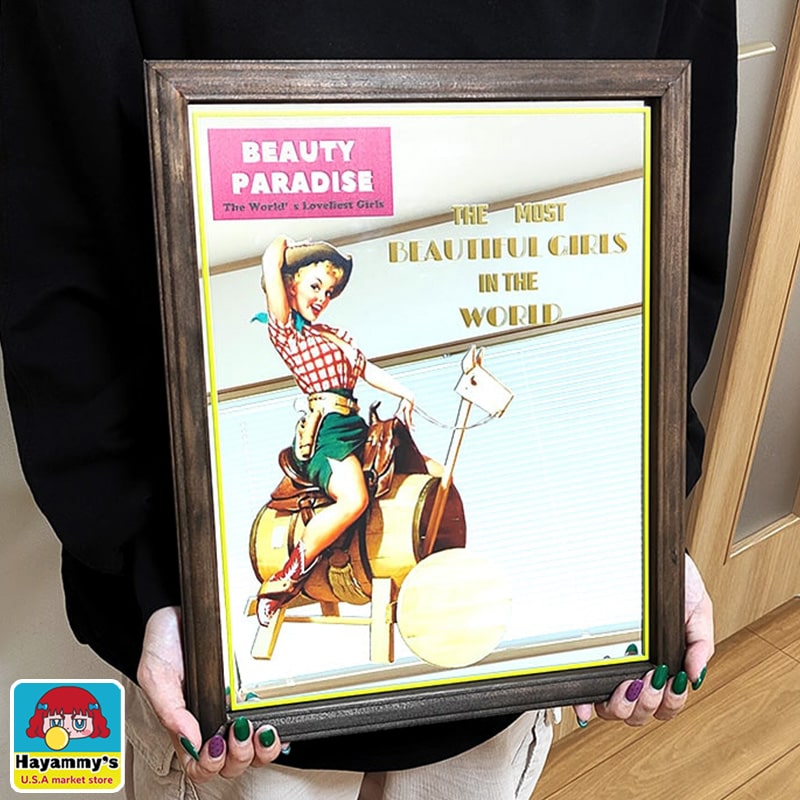 アンティーク　パブミラー　壁掛け　ビリヤード アンティーク パブミラー 壁掛け ビリヤード パブミラー 壁掛け