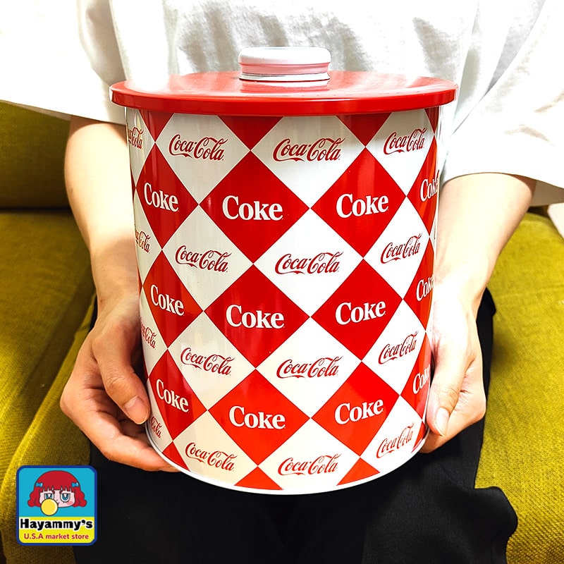 楽天市場】コカ・コーラ スクエア ロックトップキャニスター ロゴ