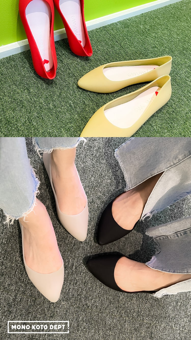 レインシューズ パンプス 軽量 雨 25 ぺたんこ おしゃれ レディース 通勤 かわいい 24 5 22 5 雨晴れ兼用 防水 レインパンプス