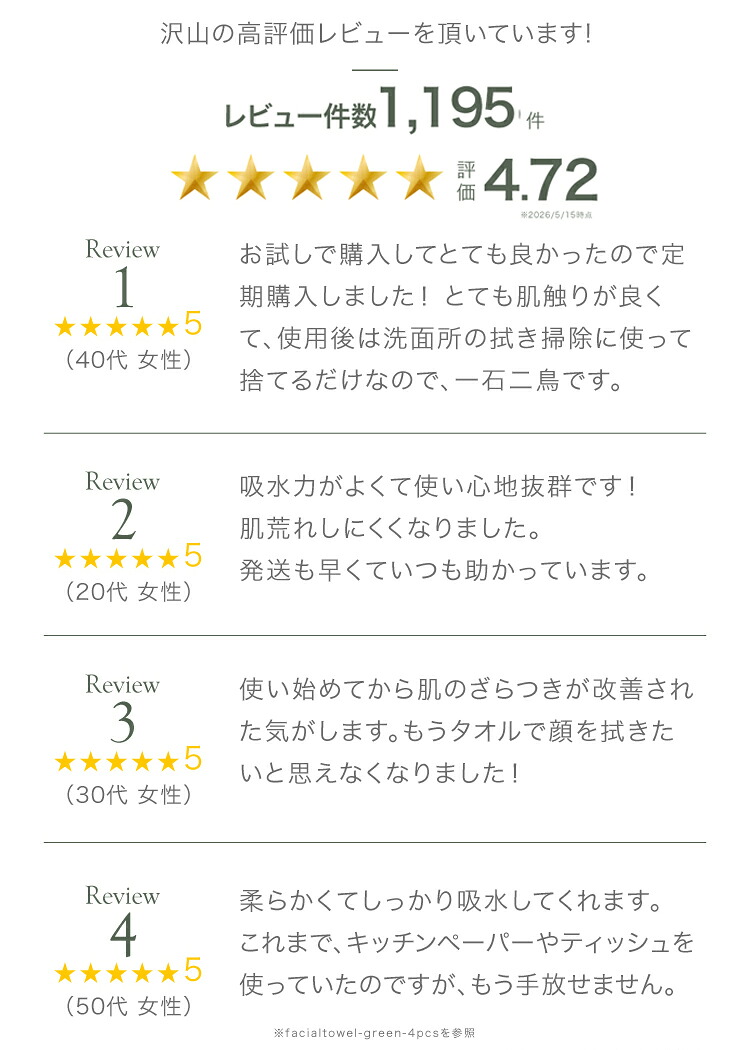 \LDK the Beauty ベストバイ受賞!/ Sokaiteki フェイシャルタオル 【 60枚入×4個 】 フェイスタオル 使い捨て クレンジングタオル 使い捨てタオル 洗顔タオル スキンケア ペーパータオル 敏感肌 タオル 顔 洗顔 化粧 天然素材100% 肌荒れ対策 送料無料