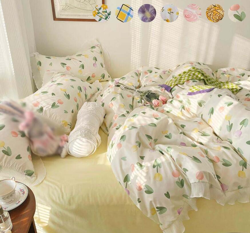 掛ふとんカバ 姫系カバー 花柄 掛け布団カバー 布団カバーセット 布団カバー 寝具カバーセット 3点セット 掛布団カバー シングル
