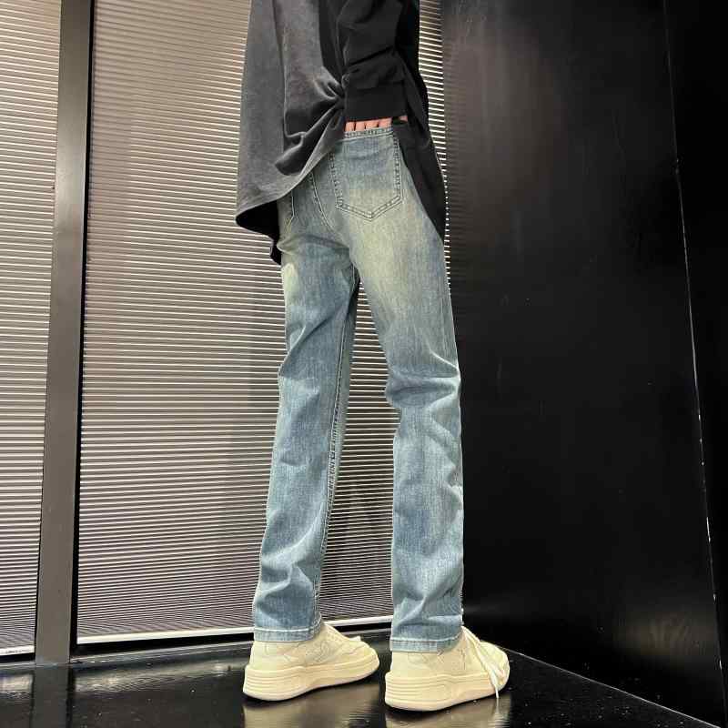 パ ナローストレート 細身 ンズ アメリカンレト ストリート かっこいい 大人 シンプル オシャレ 男性用 服 ファッション メンズ|hayashop