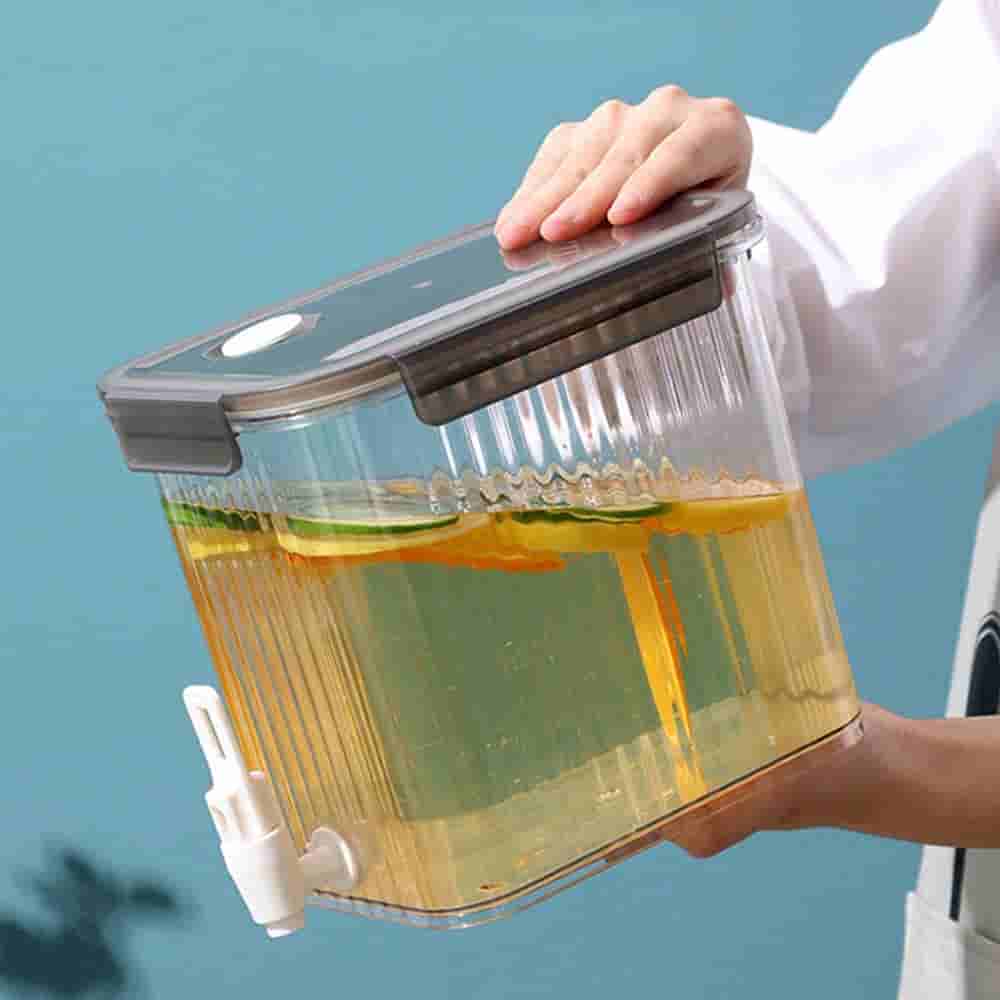 フ 麦茶ポット 蛇口付き ピッチャー 保冷 ドリンクピッチャー ティーポット 水タンク 大容量2.5L 飲料水容器 冷たい飲み物の容器