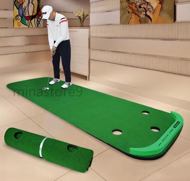 パ 練習器具 アプローチ ゴルフ 室内練習 スリーホールパターマットゴルフ練習用パターマット ゴルフ練習用マット ギフト マット