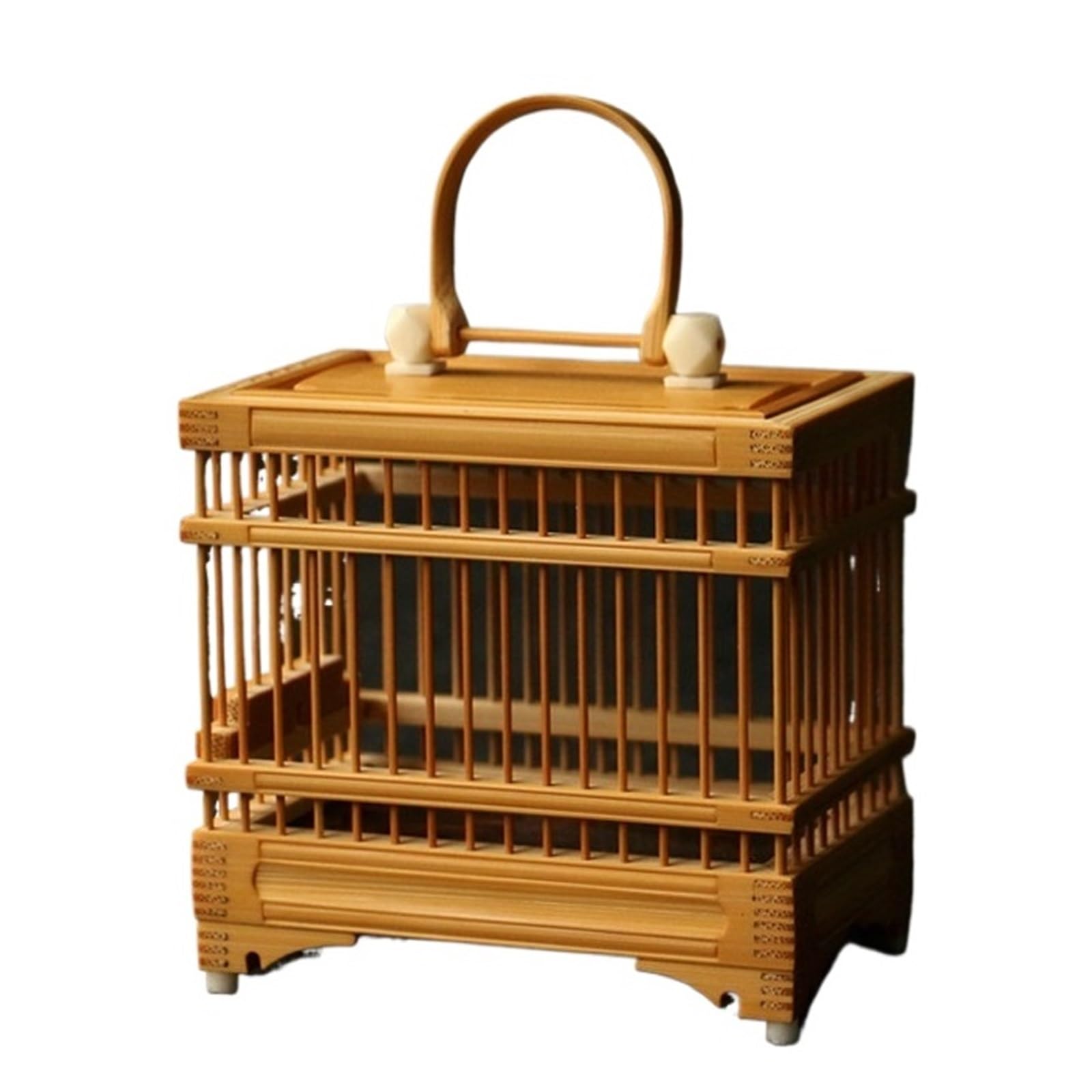 ほぞ穴とほぞ構造を備えた手作りの長方形のバッタケージ｜hayashop