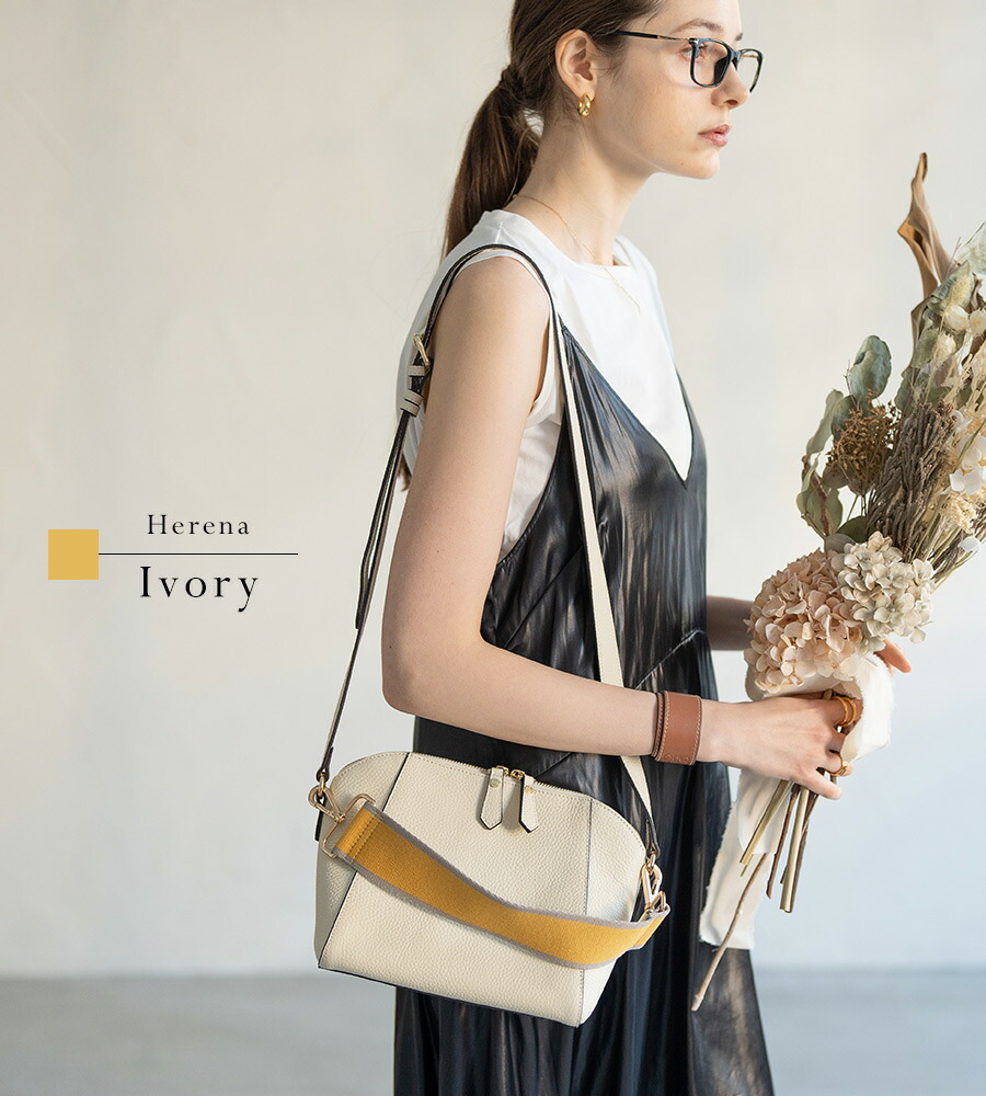 池田真子さん×HAYNIコラボ 本革 ショルダーバッグ レディース