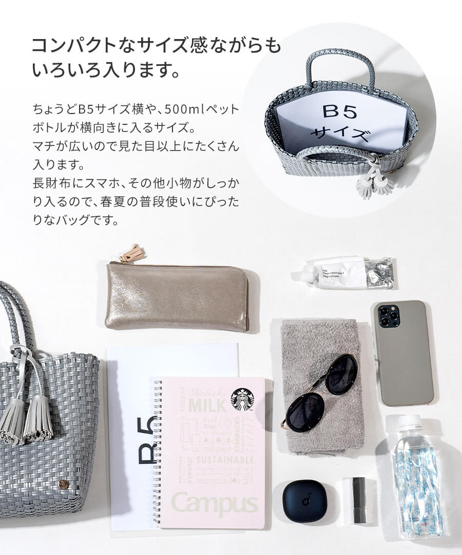 HAYNI ヘイニ メルカドバッグ Bacerra M ベセラ グレー HAYNI ヘイニ メルカドバッグ Bacerra M ベセラ グレー - メルカリ