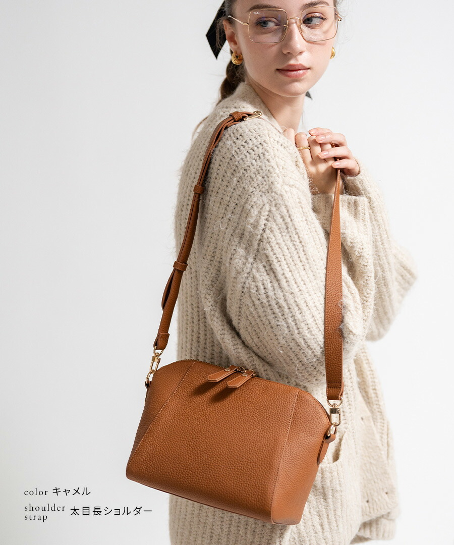 池田真子さん×HAYNIコラボ 本革 ショルダーバッグ レディース【第2世代