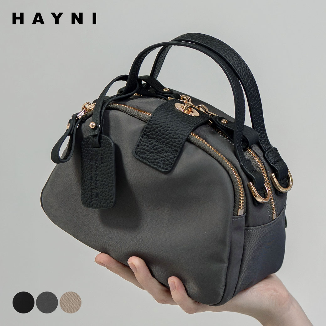 ナイロン ショルダーバッグ レディース 【 第2世代・改良版 Baby Nylon Loche ベイビーナイロンロシェ｜HAYNI ヘイニ 】はっ水 撥水 斜めがけ 斜めがけバッグ 2way ミニバッグ ミニショルダー 小さめ おしゃれ かわいい 軽い 軽量 実用的 シンプル 9,288円