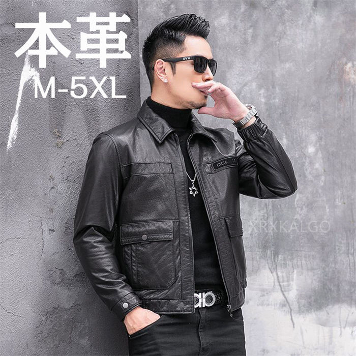 【時間限定10%OFF】【時間限定全品10%OFF】本革 ジャケット 革ジャン メンズ 牛革 レザー ジャケット ボタン シングルライダース アウター カウレザー 服 秋服 秋 春服 春 2024 メンズアウター 大きいサイズ ジャケット おしゃれ プレゼント ギフト M L XL XXL 3XL 4XL｜HAZIKERO