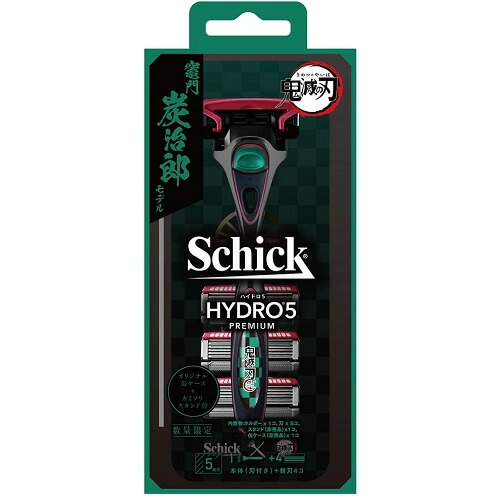 最大86%OFFクーポン 2022正規激安 Schick シック 鬼滅の刃 竈門炭治郎モデル ハイドロ5 プレミアム ホルダー 本体 刃付き 替刃4コ ジャパン karizma-tuebingen.de karizma-tuebingen.de