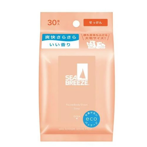 ボディシート 240枚入り さっぱり感 楽天市場】(シーブリーズ) フェイス&ボディシート N せっけん 30枚 汗