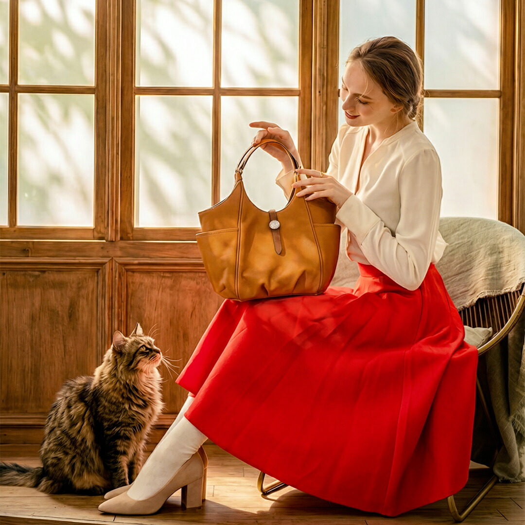 【cooga】時を育てるCat Elda(キャットエルダ)|賢い猫のような静かな風格をまとうA4超軽量トート 352-G30185-24|限定バッグと出会えるエルトゥーク