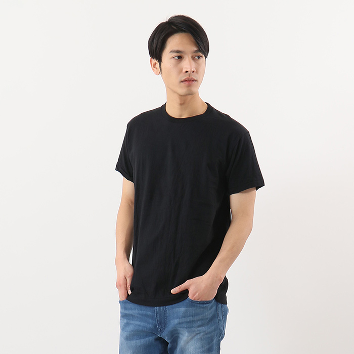 楽天市場 公式 ヘインズ Hanes 日本製 Made In Japan Tシャツ Hanes プレミアムジャパンフィット クルーネックtシャツ 21fw Premium Japan Fit Hm1 F001 Champion Hanes オフィシャル