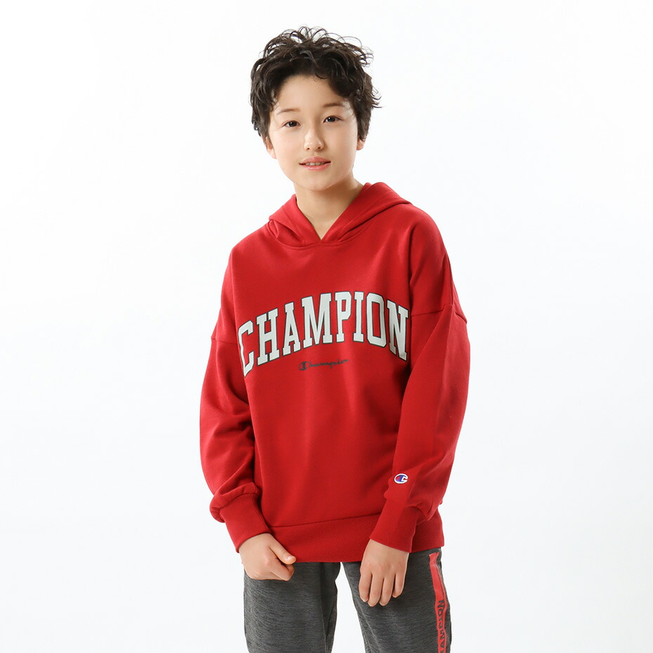 価格 チャンピオン Champion キッズ フーデッドスウェットシャツ 22FWスポーツ CK-WS101 flowbolivia.com