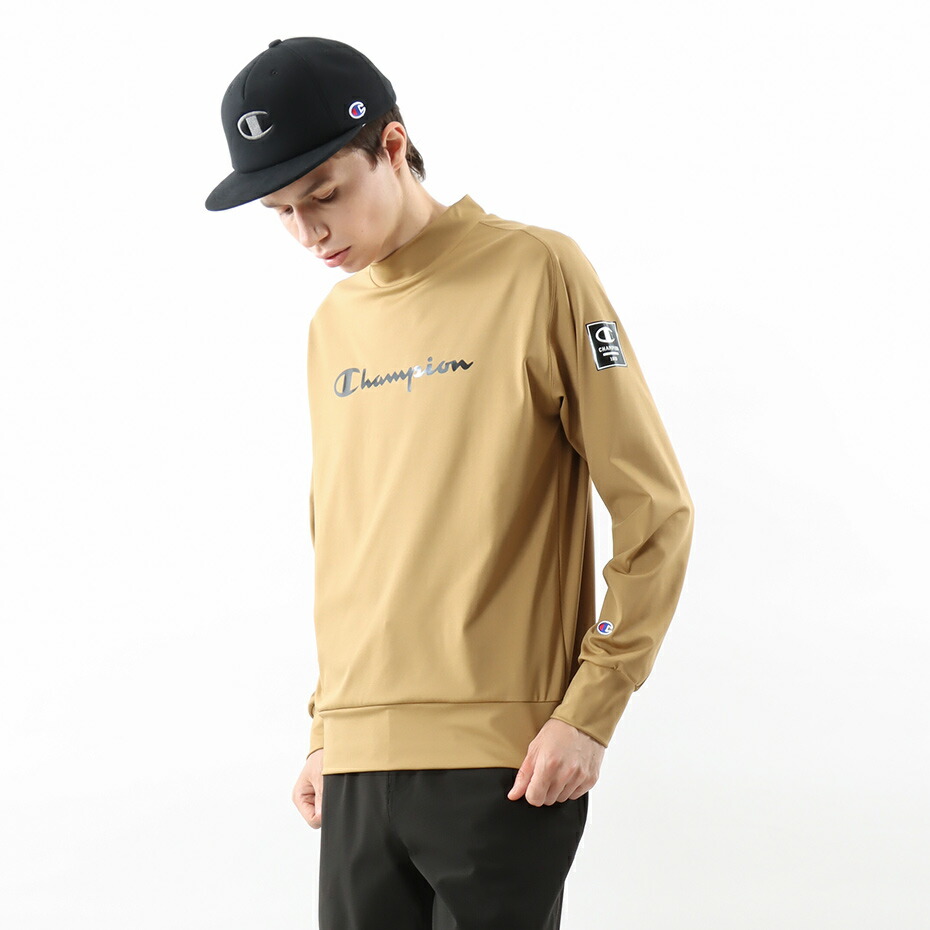 【楽天市場】【公式】チャンピオン【30%OFFセール】Champion モックネックロングスリーブシャツ 21FW GOLF ゴルフウェア  メンズ(C3-UG405) セール品は商品不備以外 返品交換不可 : Champion_Hanes 【オフィシャル】