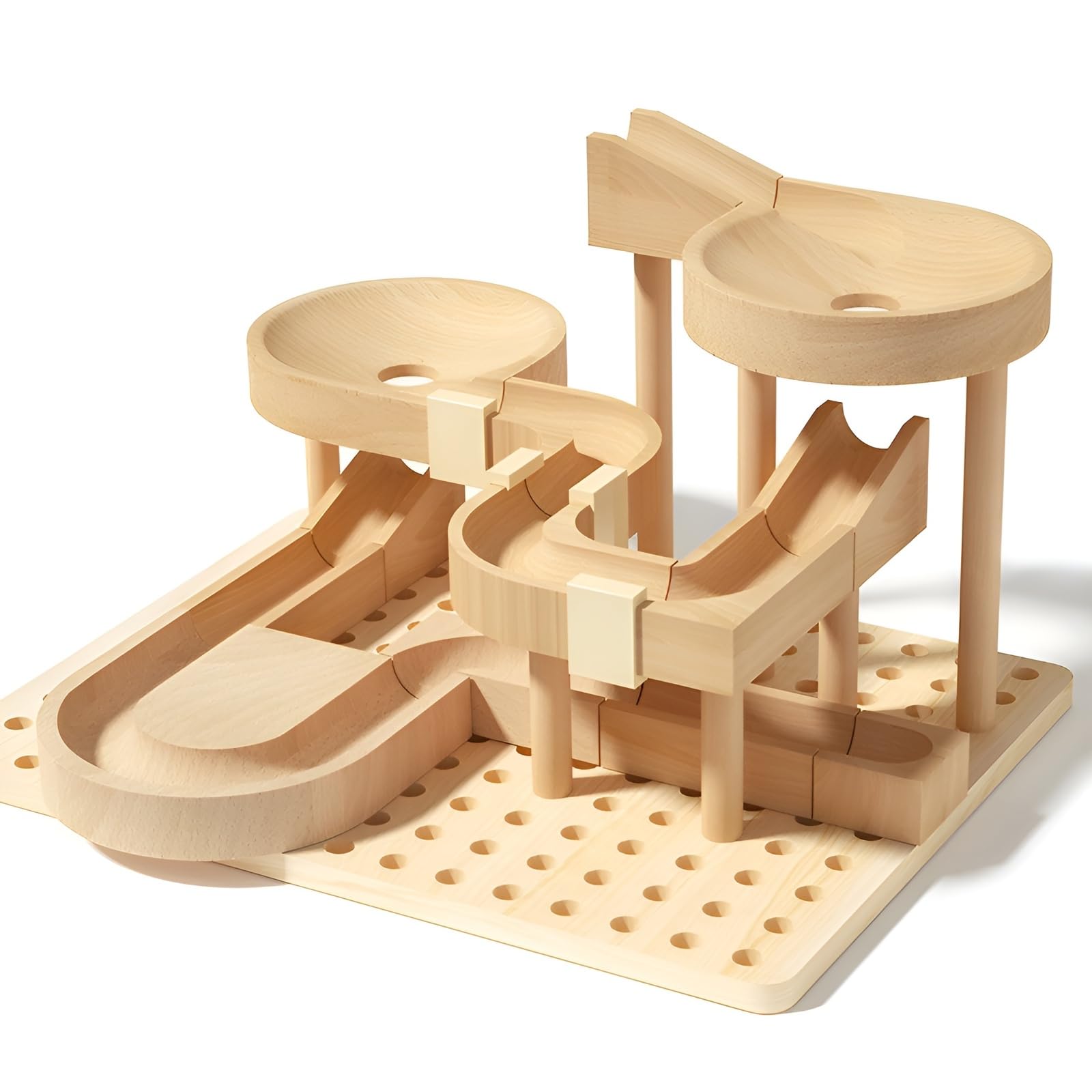 楽天市場】HUIZorbit スタンダード 54個 ビー玉積み木転がし 28個鋼製