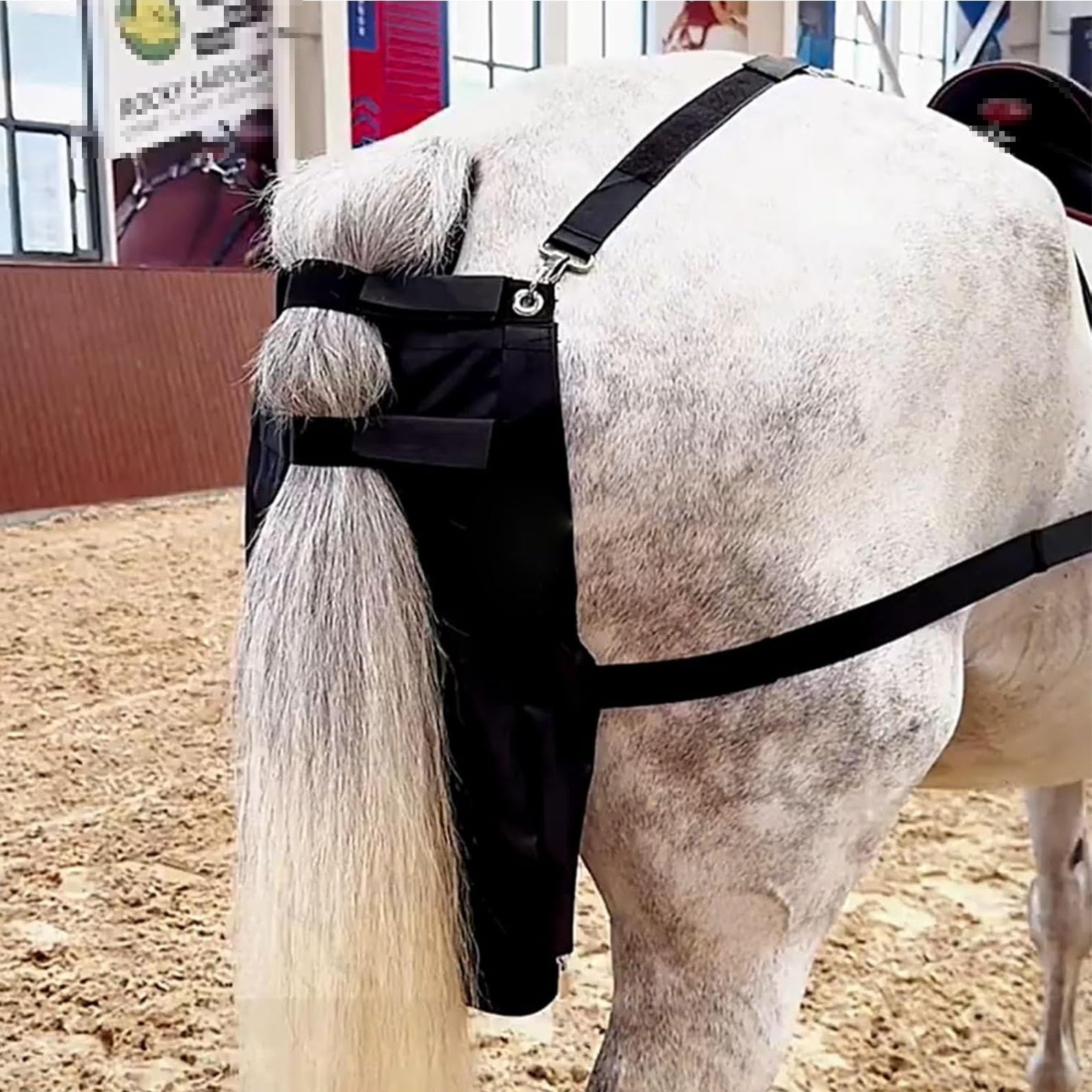 馬の肥料バッグ - 庭用防水オックスフォードうんち収納バッグ、環境に優しい馬のゴミキャッチャー、丈夫で実用的なポニーウンチコレクター|H&B JAPAN